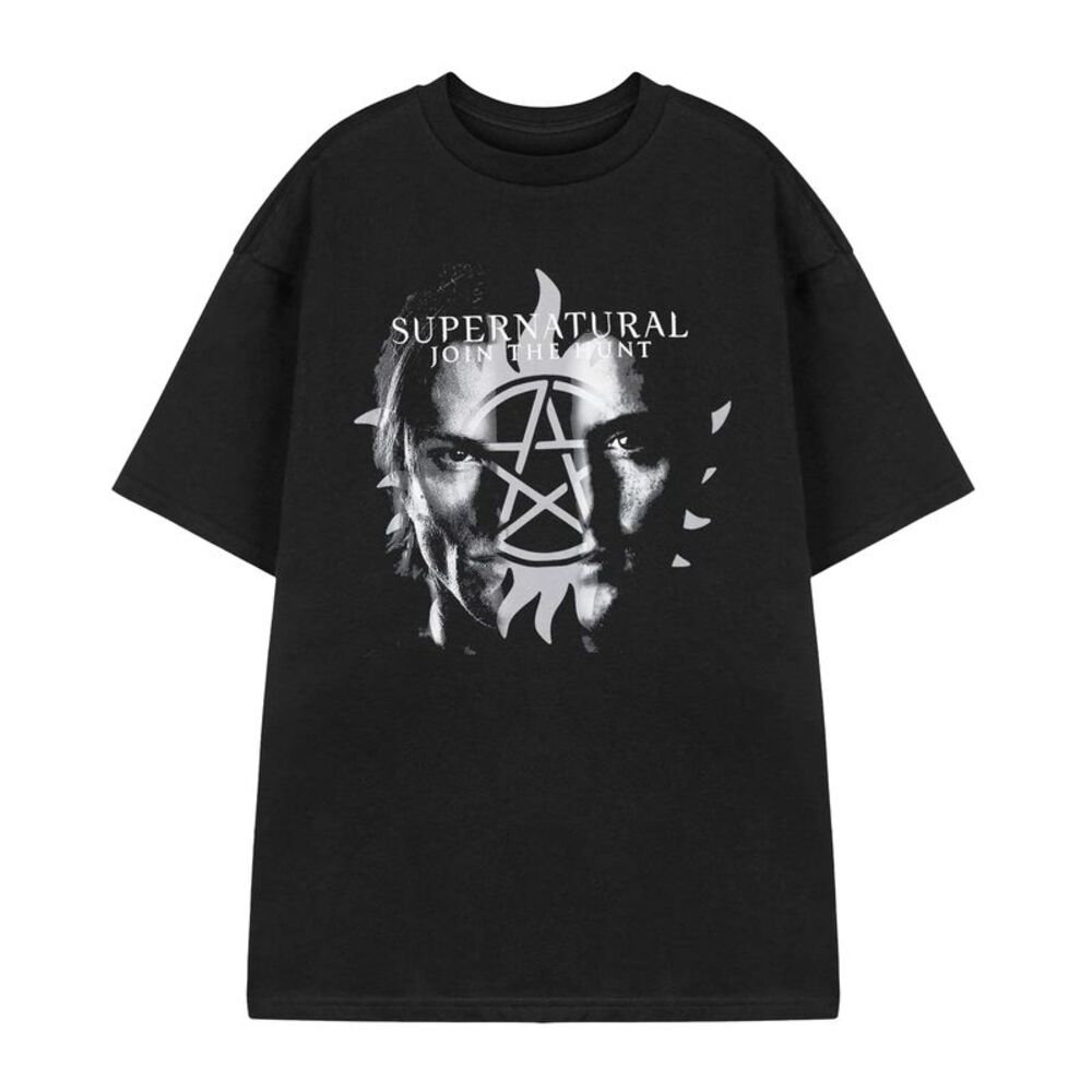 Supernatural Mens Join The Hunt Short-Sleeved T-Shirt / Black